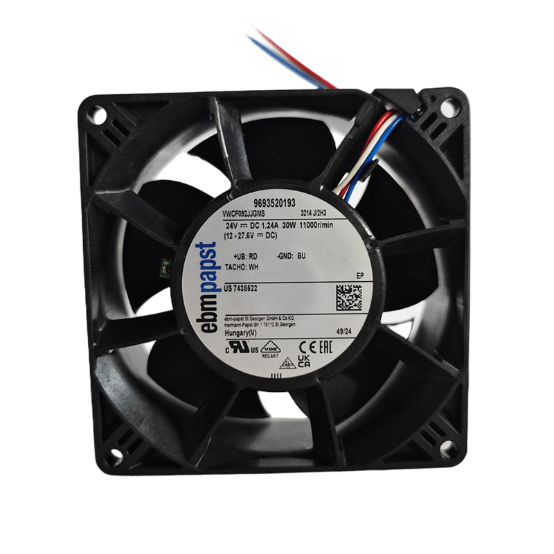 3214J/2H3 | ebm-papst 24V 30W DC Axial Fan for Electronics Cooling