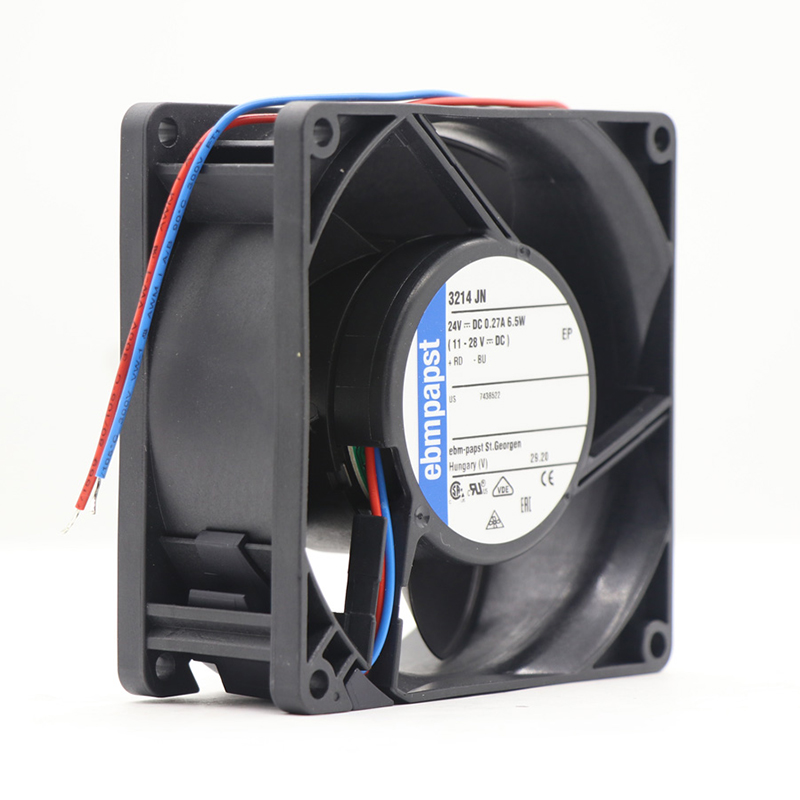 3214JN | ebm-papst 24V 6.5W DC Axial Fan for Electronics Cooling