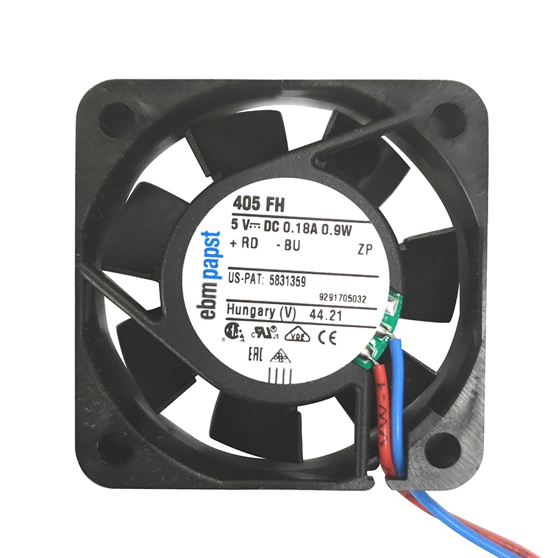 405FH | ebm-papst 5V 0.9W DC Axial Fan for Electronics Cooling