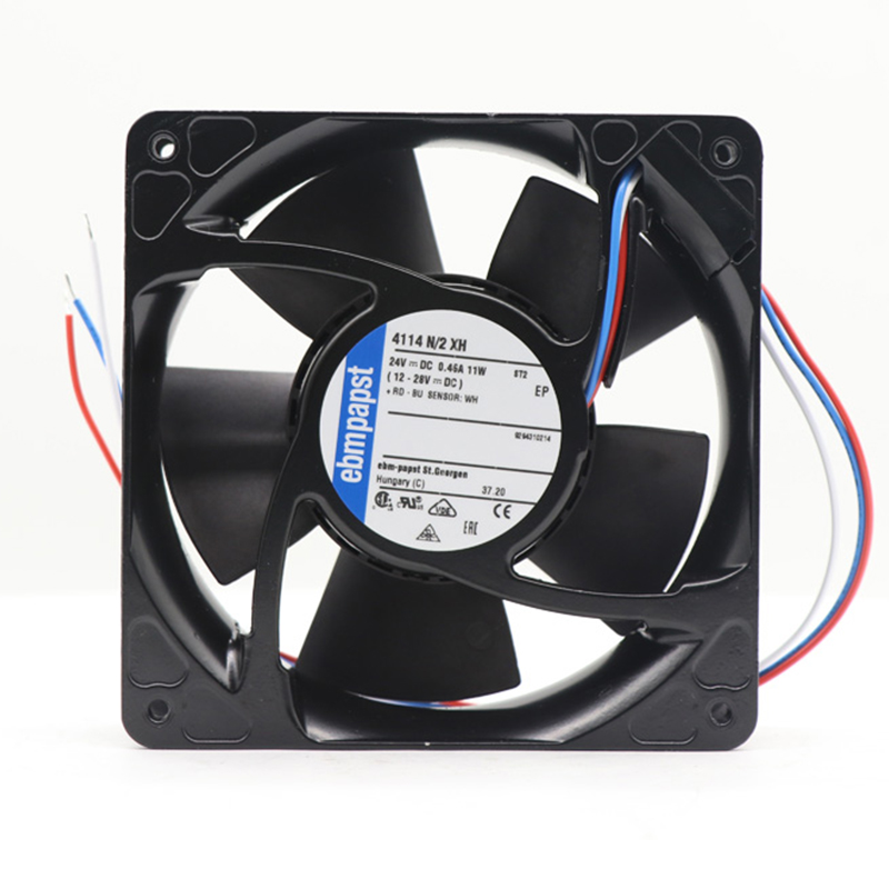 4114N/2XH | ebm-papst 24V 11W DC Axial Fan for Electronics Cooling
