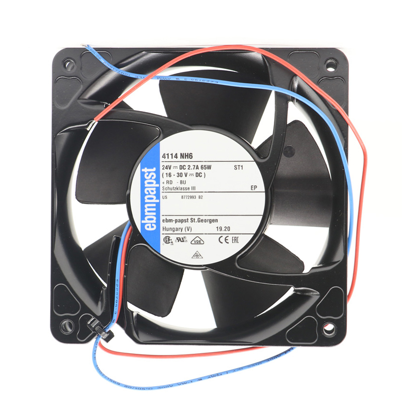 4114NH6 | ebm-papst 24V 65W DC Axial Fan for Electronics Cooling
