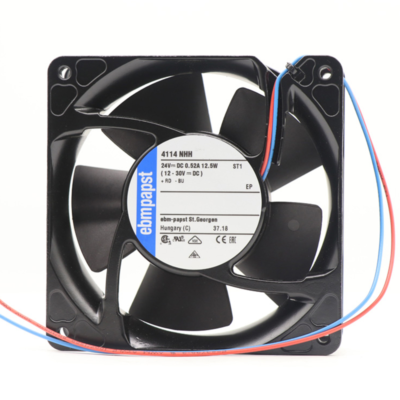 4114NHH | ebm-papst 24V 13W DC Axial Fan for Electronics Cooling