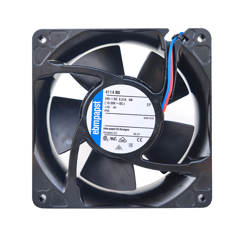 4114NU | ebm-papst 24V 5W DC Axial Fan for Electronics Cooling