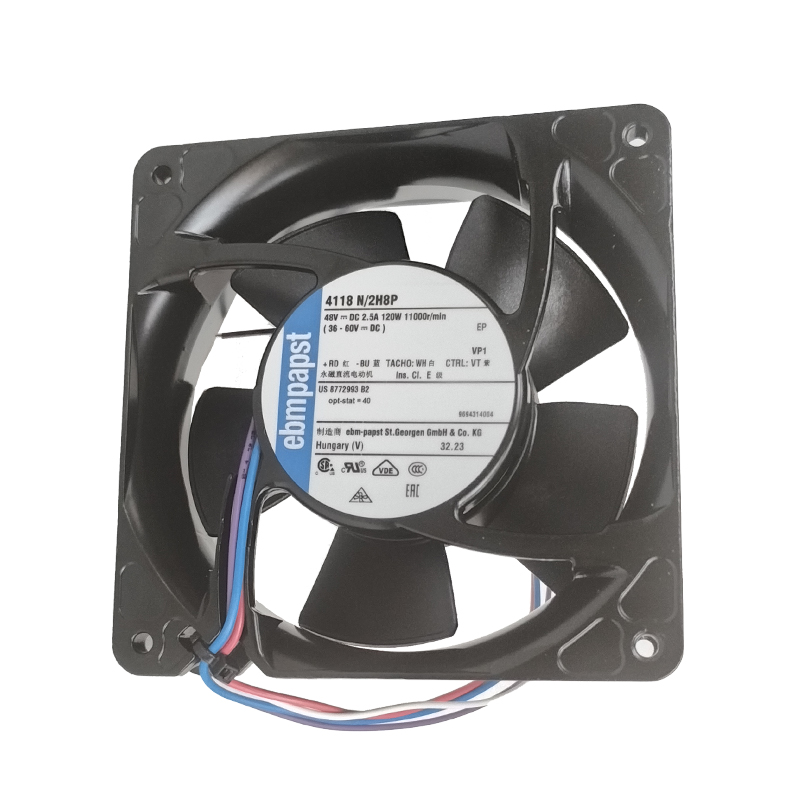4118N/2H8P | ebm-papst 48V 120W DC Axial Fan for Electronics Cooling