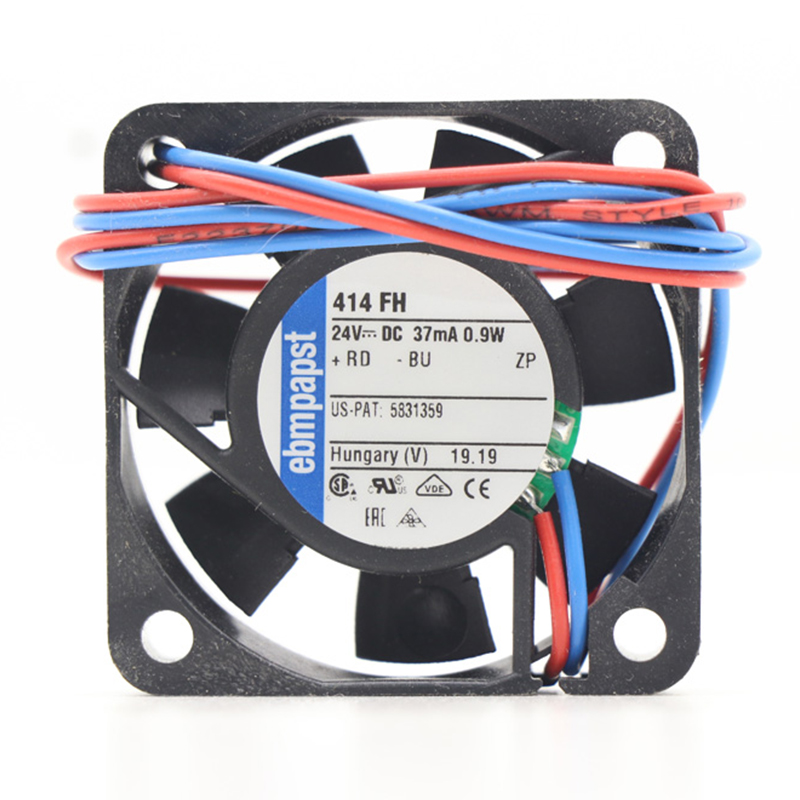 414FH | ebm-papst 24V 0.9W DC Axial Fan for Electronics Cooling
