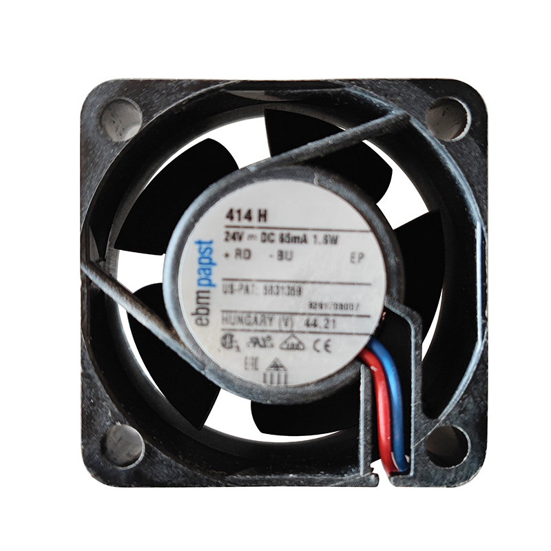 414H | ebm-papst 24V 1.6W DC Axial Fan for Electronics Cooling