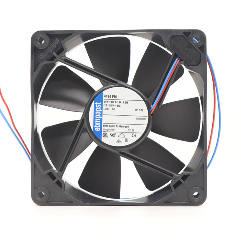 4414FM | ebm-papst 24V 3.2W DC Axial Fan for Electronics Cooling