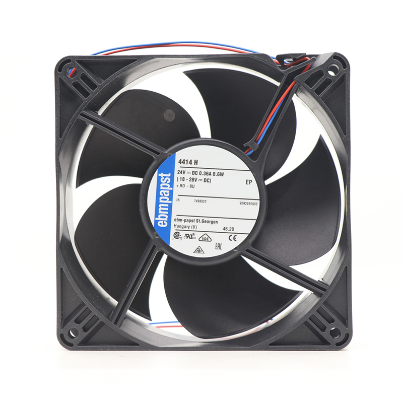 4414H | ebm-papst 24V 8.6W DC Axial Fan for Electronics Cooling