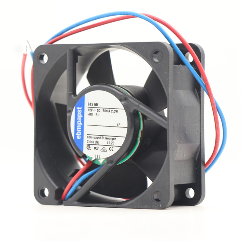 612NH | ebm-papst 12V 2W DC Axial Fan for Electronics Cooling
