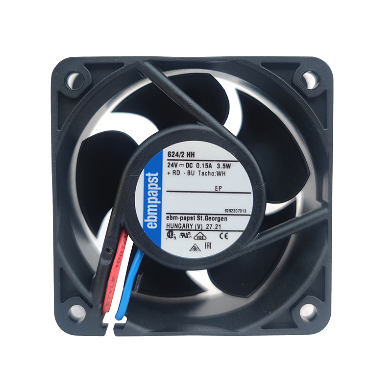 624/2HH | ebm-papst 24V 3.5W DC Axial Fan for Electronics Cooling