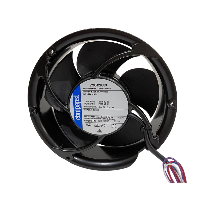 6318/2TDHHP | ebm-papst 48V 64W DC Axial Fan for Electronics Cooling