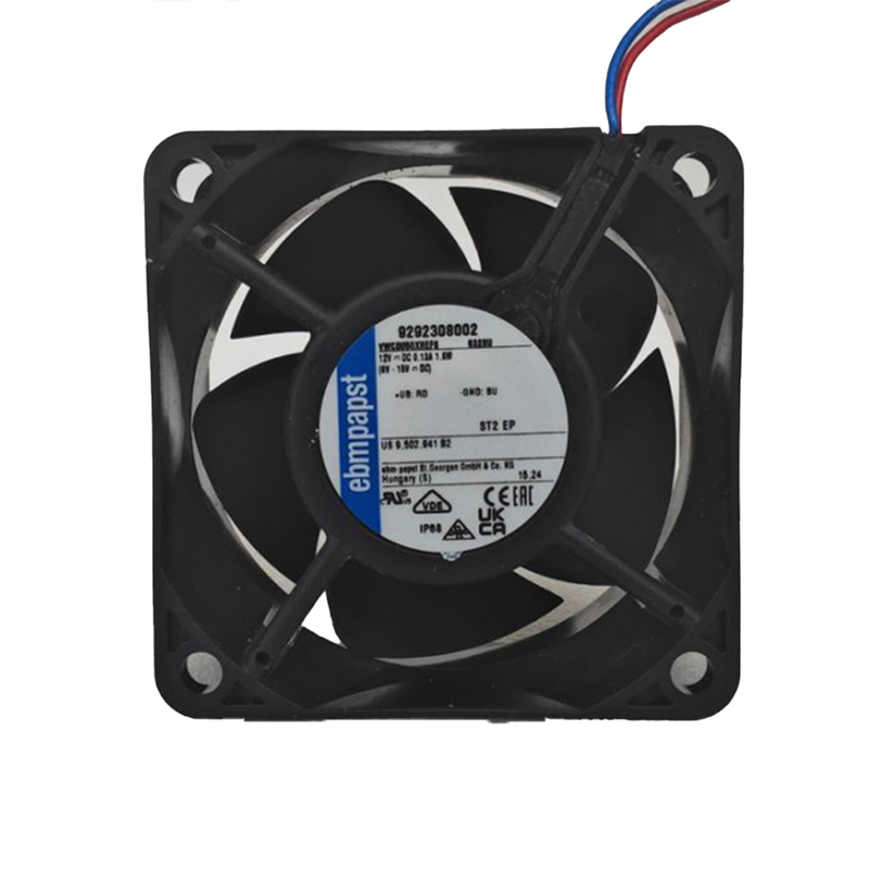 632NU | ebm-papst 12V 1.8W DC Axial Fan for Electronics Cooling