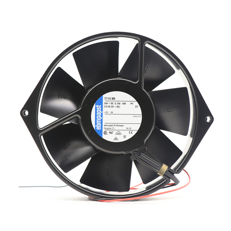 7114NH | ebm-papst 24V 19W DC Axial Fan for Electronics Cooling