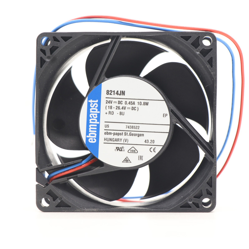 8214JN | ebm-papst 24V 10.8W DC Axial Fan for Electronics Cooling