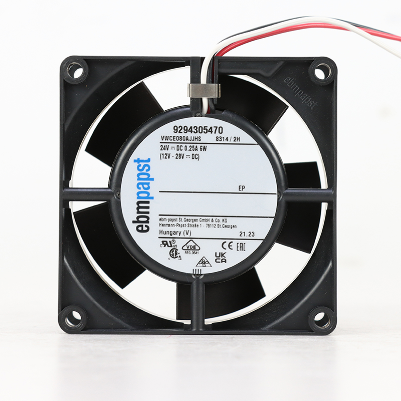 8314/2H | ebm-papst 24V 6W DC Axial Fan for Electronics Cooling