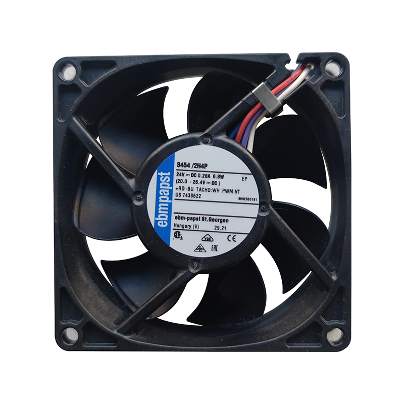 8454/2H4P | ebm-papst 24V 7W DC Axial Fan for Electronics Cooling