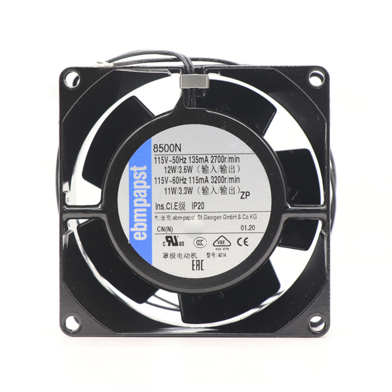 8500N | ebm-papst 115V 11W AC Axial Fan for Electronics Cooling