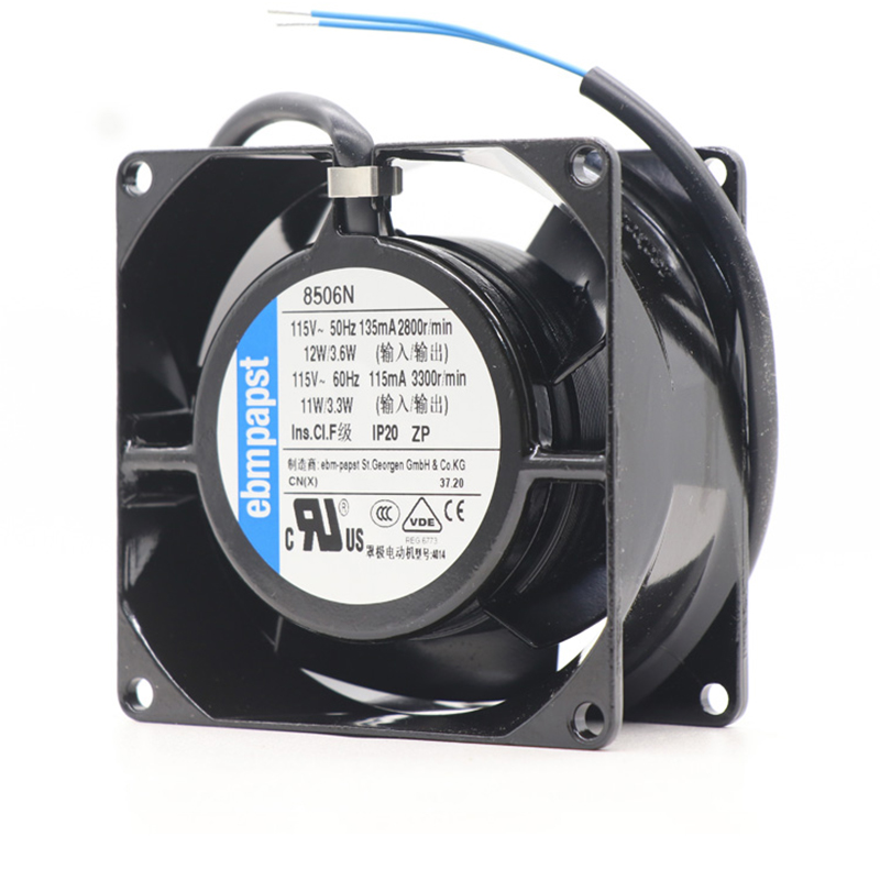 8506N | ebm-papst 115V 12W AC Axial Fan for Electronics Cooling