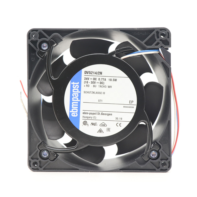 DV5214/2N | ebm-papst 24V 18.5W DC Diagonal Fan for Electronics Cooling