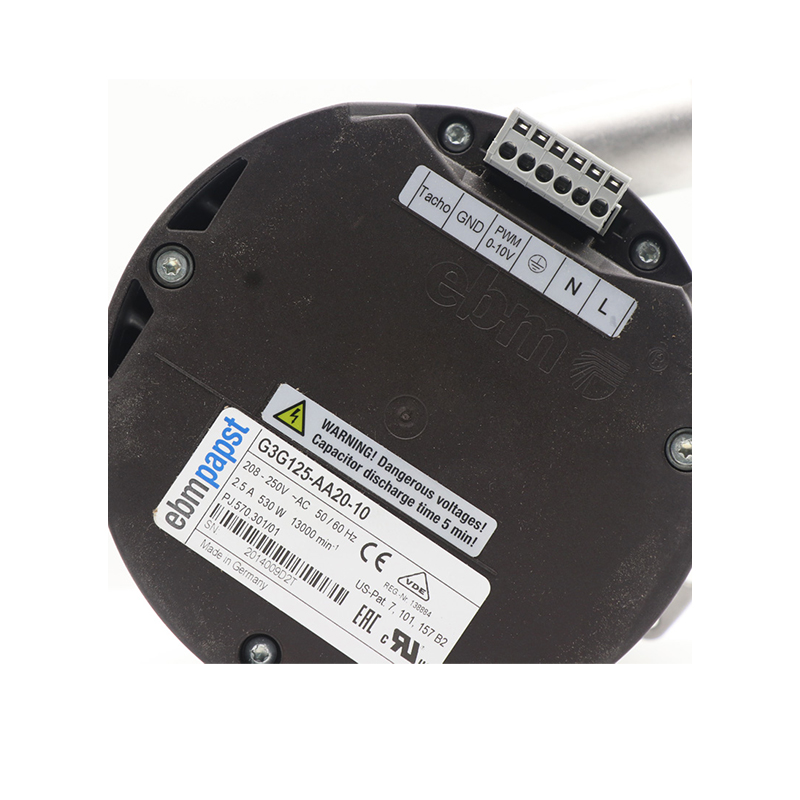 G3G125-AA20-10 | ebm-papst 230V 530W EC Centrifugal Blower for HVAC